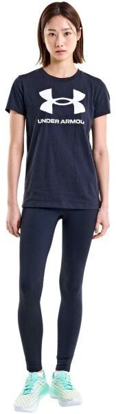 Under Armour LIVE SPORTSTYLE GRAPHIC SS Dámske tričko, čierna, veľkosť M