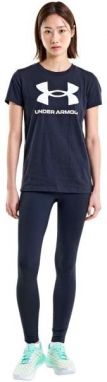 Under Armour LIVE SPORTSTYLE GRAPHIC SS Dámske tričko, čierna, veľkosť M