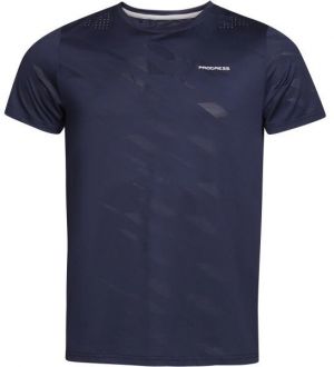 PROGRESS ATHLETE Pánske športové tričko, tmavo modrá, veľkosť