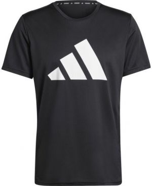 adidas RUN IT T-SHIRT Pánske tričko, čierna, veľkosť