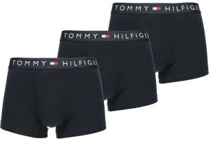 Tommy Hilfiger 3P TRUNK Pánske trenírky, tmavo modrá, veľkosť