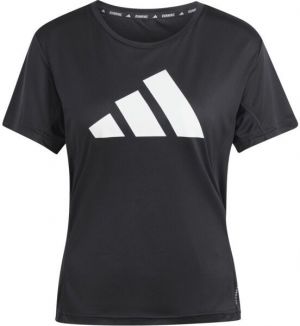 adidas RUN IT TEE Dámske bežecké tričko, čierna, veľkosť