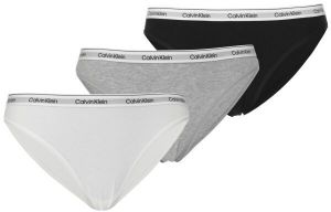 Calvin Klein BIKINI 3PK Dámske nohavičky, čierna, veľkosť