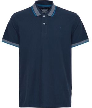 BLEND POLO REGULAR FIT Pánske tričko polo, tmavo modrá, veľkosť