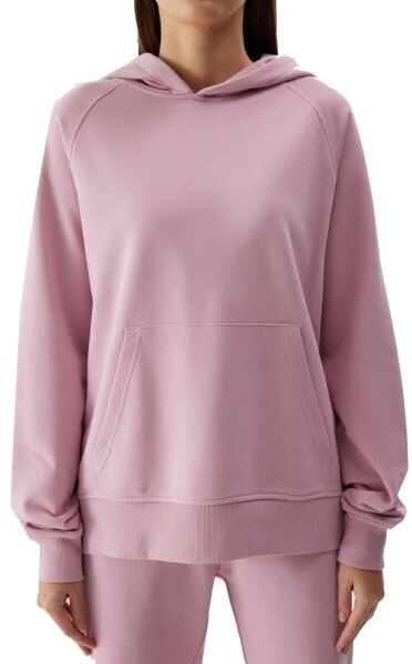 4F SWEATSHIRT BASIC Dámska mikina, ružová, veľkosť