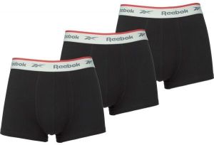 Reebok TRUNK OVETT 3pk Pánske boxerky, čierna, veľkosť