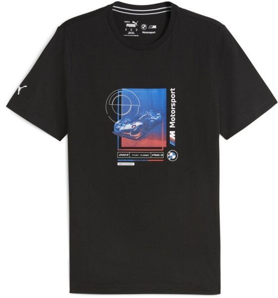 Puma BMW M MOTORSPORT CAR GRAPHIC TEE 2 Pánske tričko, čierna, veľkosť