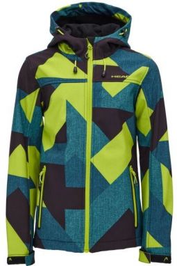 Head ARAM Chlapčenská softshellová bunda, zelená, veľkosť 128-134