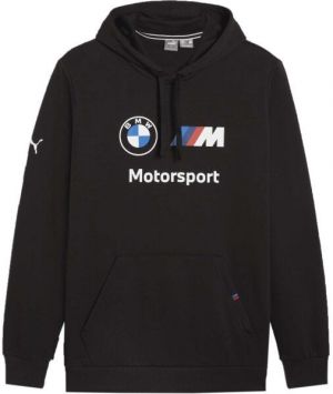 Puma BMW M MOTORSPORT ESSENTIALS  HOODIE Pánska mikina, čierna, veľkosť