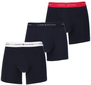 Tommy Hilfiger 3P BOXER BRIEF WB Pánske trenky, tmavo modrá, veľkosť S