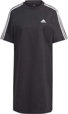 adidas ESSENTIALS 3-STRIPES SINGLE JERSEY BOYFRIEND Dámske šaty, čierna, veľkosť