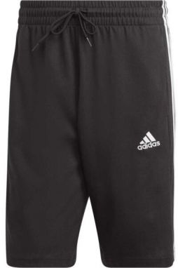 adidas ESSENTIALS SINGLE JERSEY 3-STRIPES SHORTS Pánske kraťasy, čierna, veľkosť