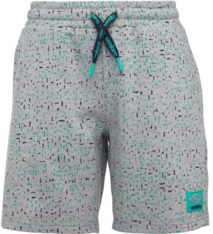 Umbro MANUEL Pohodlné chlapčenské šortky z úpletu, sivá, veľkosť 152-158