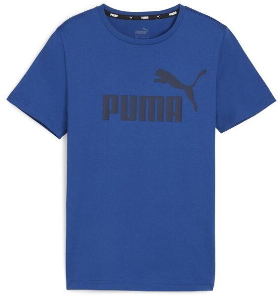 Puma ESS LOGO TEE B Chlapčenské tričko, modrá, veľkosť