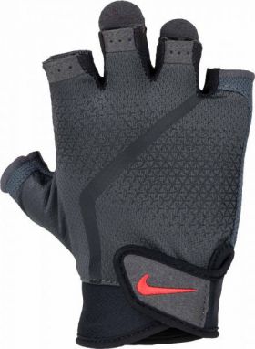 Nike EXTREME FITNESS GLOVES Pánske fitness rukavice, tmavo sivá, veľkosť