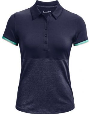 Under Armour ZINGER POINT SS POLO Dámske golfové polo tričko, tmavo modrá, veľkosť