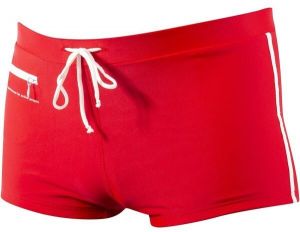 Axis AQUASHORT RETRO Pánske nohavičkové plavky, červená, veľkosť
