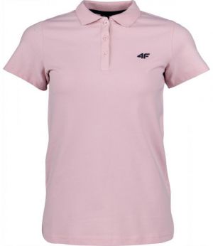 4F WOMEN´S T-SHIRT Dámske polo tričko, ružová, veľkosť