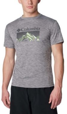 Columbia ZERO RULES SHORT Pánske tričko, tmavo sivá, veľkosť