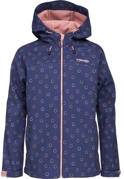 Head LYNX Dievčenská softshellová bunda, tmavo modrá, veľkosť 164-170