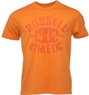 Russell Athletic T-SHIRT M Pánske tričko, oranžová, veľkosť