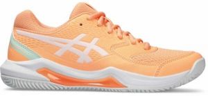 ASICS GEL-DEDICATE 8 CLAY W Dámska tenisová obuv, oranžová, veľkosť 40.5