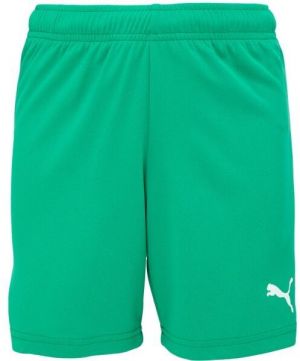 Puma TEAMRISE SHORT JR Juniorské šortky, zelená, veľkosť
