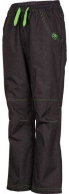 Lewro NINGO Detské zateplené nohavice, tmavo sivá, veľkosť