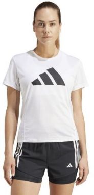 adidas RUN IT TEE Dámske bežecké tričko, biela, veľkosť