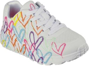 Skechers UNO-SPREAD THE LOVE Dámska voľnočasová obuv, biela, veľkosť