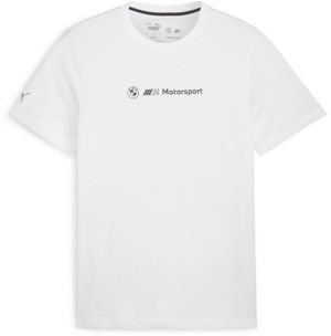 Puma BMW M MOTORSPORT MMS GRAPHIC TEE Pánske tričko, biela, veľkosť