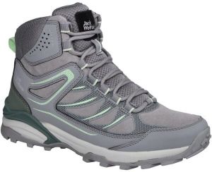 Jack Wolfskin CROSS TRAIL MID W Dámska outdoorová obuv, tmavo sivá, veľkosť 39