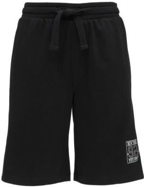 Lewro MERARI Chlapčenské úpletové šortky, čierna, veľkosť 164-170