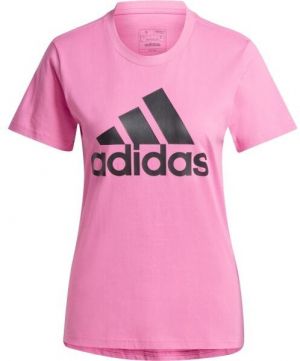 adidas LOUNGEWEAR ESSENTIALS LOGO Dámske tričko, ružová, veľkosť