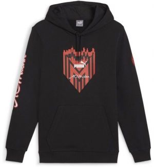 Puma AC MILAN FTBLICONS HOODY Pánska mikina, černá, veľkosť