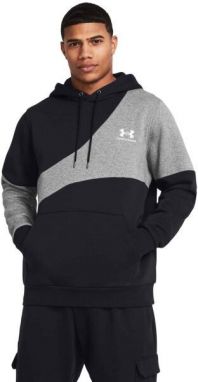 Under Armour ESSENTIAL Pánska mikina, čierna, veľkosť