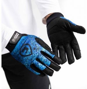 ADVENTER & FISHING LONG Pánske rukavice na lovenie rýb na mori, čierna, veľkosť L/XL