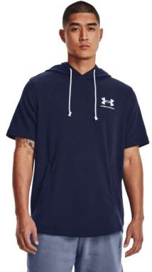 Under Armour RIVAL TERRY LC SS HD Pánska fitness mikina, tmavo modrá, veľkosť