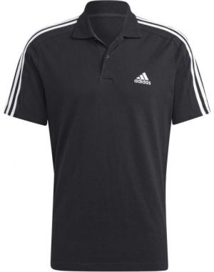 adidas ESSENTIALS POLO SHIRT Pánske polo tričko, čierna, veľkosť