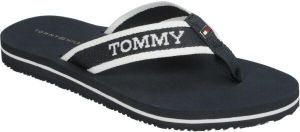 Tommy Hilfiger WEBBING POOL SLIDE Dámske žabky, tmavo modrá, veľkosť