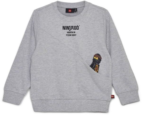 LEGO® kidswear LWSCOUT 100 Chlapčenská mikina, šedá, veľkosť