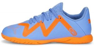 Puma FUTURE PLAY IT JR Detská halová obuv, svetlomodrá, veľkosť 33
