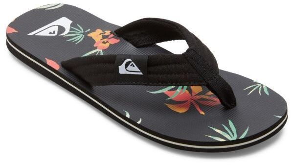 Quiksilver MOLOKAI LAYBACK II Pánske žabky, čierna, veľkosť 40