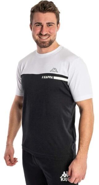 Kappa LOGO FRETTA Pánske tričko, čierna, veľkosť