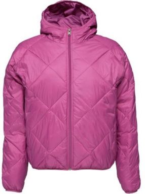 Roxy WIND SWEPT HOODED Dámska ľahká prešívaná bunda, ružová, veľkosť