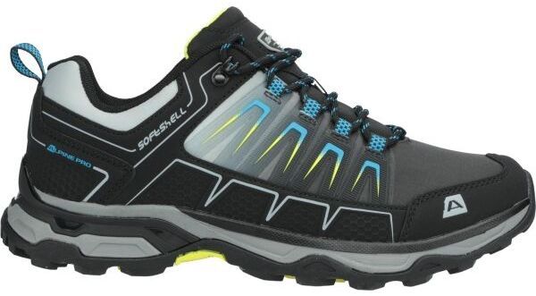 ALPINE PRO NARALE Pánska outdoorová obuv, čierna, veľkosť