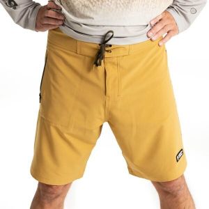ADVENTER & FISHING UV SHORTS Pánske rybárske kraťasy, žltá, veľkosť