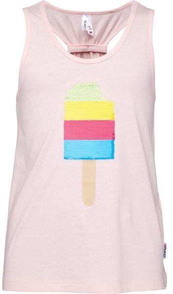 Lewro HILLY Dievčenské tielko, ružová, veľkosť 116-122