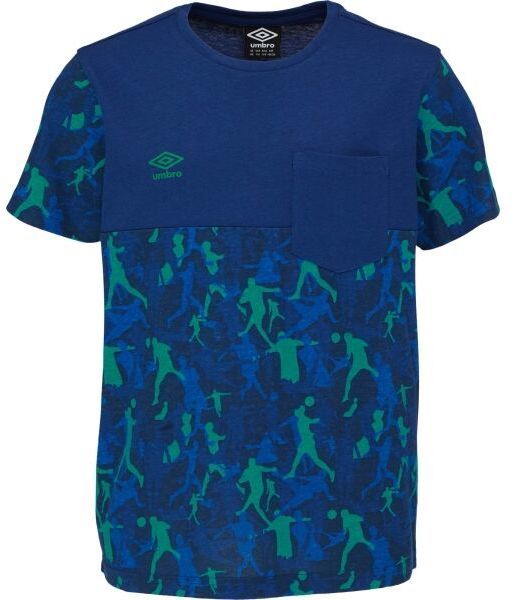 Umbro PULLO Chlapčenské tričko, tmavo modrá, veľkosť 140-146