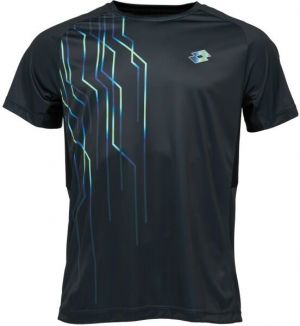Lotto RUNNING III TEE Pánske bežecké tričko, čierna, veľkosť